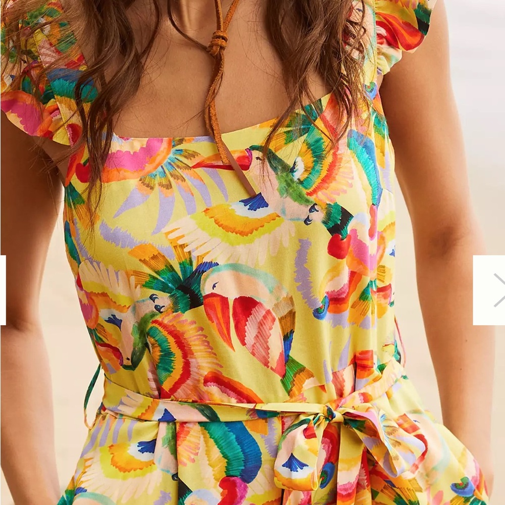 NWOT FARM Rio Tropical Romper - Picture 3 of 4